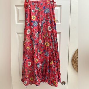 Rare Spell and the Gypsy Collective Love Bird Skirt in Red. Size M
